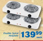 Double Spiral Hotplate-Each