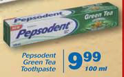 pepsodent green tea