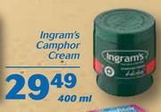 Ingram’s Camphor Cream-400ml