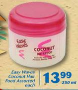 Special Easy Waves Coconut Hair Food 250ml Each Www Guzzle Co Za It also surrounds the hair and makes it easier to remove knots after washing, or in the evenings.