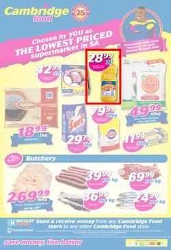Cambridge Food Gauteng : Weekend Deals (19 April - 22 April 2018), page 1