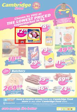Cambridge Food Gauteng : Weekend Deals (19 April - 22 April 2018), page 1