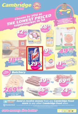Cambridge Food Gauteng : Weekend Deals (19 April - 22 April 2018), page 1