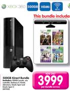 Xbox 360 500GB Kinect Bundle-Per Bundle