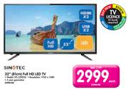Sinotec 32"(81cm) Full HD LED TV STL-32FD26-Each