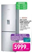 Bosch 307Ltr Combi Fridge/Freezer with Water Dispenser KGW36XL30S