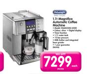 DeLonghi 1.7Ltr Magnifica Automatic Coffee Machine ESAM3500/4500
