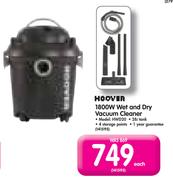 Hoover 1800W Wet and Dry Vacuum Cleaner HWD20