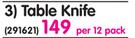 Table Knife-Per 12 pack