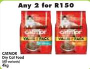 Catmor Dry Cat Food(All variants)-2x4kg
