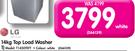 LG 14kg Top Load Washer In White Colour TI450TEFT