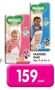 Huggies Gold Size 3, 4, 4+ And 5-Each