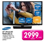 Samsung 32" HD Ready LED TV UA32H4100