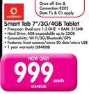 Smart Tab 7"/3G/4GB Tablet