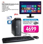 Packard Bell 4GB/500GB/W8 Desktop Bundle-Per Bundle