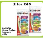Rainbow Simply Chicken Snakborn-2x400g