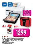Canon CP-820 Selphy Compact Photo Printer-Per Bundle