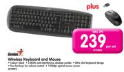 Genius Wireless Keyboard And Mouse-Per Set