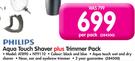 Philips Aqua Touch Shaver Plus Trimmer Pack AT890 + NT9110