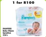 Pampers Baby Wipes Sensitive-1 x 336's 