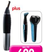 Philips Aqua Touch Shaver Plus Trimmer Pack AT890 + NT9110