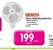 Goldair 40cm Wall Mounted Fan GWF040