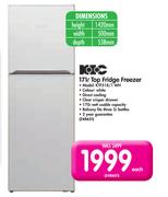 KIC 171Ltr Top Freezer Fridge KTF518/1 WH