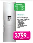 Hisense 359Ltr Combi Fridge with Water Dispenser H359BME-WD