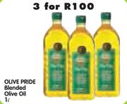 Olive Pride Blended Olive Oil-3 x 1Ltr