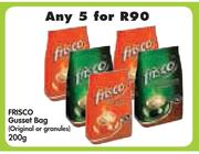 Frisco Gusset Bag(Original or Granules)-5 x 200g