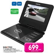 Sinotec 7" Portable DVD Player PDVD-7028LK