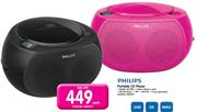 Philips Portable CD PlayerAZ1008-Each