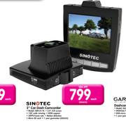Sinotec 2" Car Dash Camcorder SDR-A118-Each