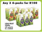 Liqui Fruit Vitality(All Variants)-3x6x330ml