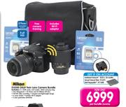 Nikon D3200 DSLR Twin Lens Camera Bundle-Per Bundle