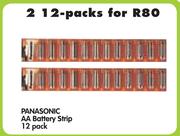 Panasonic AA Battery Strip-2x12 Pack