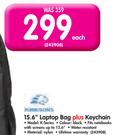 Kingsons 15.6" Laptop Bag Plus Keychain K-Series-Each