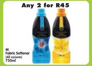 M Fabric Softener(All Variants)-2x750ml