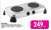 Pineware 2 Plates 1000W Double Solid Hotplate PH-1115-Each