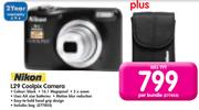 Nikon L29 Coolpix Camera-Per Bundle