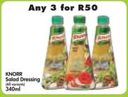 Knorr Salad Dressing (All Variants)-3 x 340ml