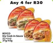 Royco Dry Cook-in-Sauce (All Variants)-4 x 37gm/62gm