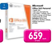 Microsoft Office 365 Personal