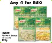 Knorr Pasta & Sauce (All Variants)-4 x 128gm