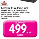 Bissell Aerovac 2-in-1 Vacuum BSL216