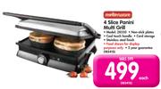 Mellerware 4 Slice Panini Multi Grill 28550