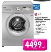 LG 7kg Direct Drive Front Load Washer F10B8QDP5