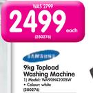 Samsung 9kg Topload Washing Machine WA90H4200SW