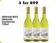 Graham Beck Waterside Chardonnay-3 x 750ml