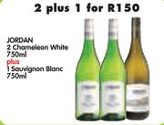 Jordan  Chameleon White-2 x 750ml plus Sauvignon Blanc-750ml